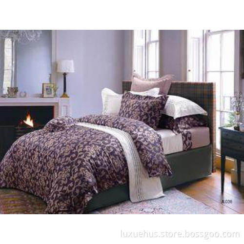 Soft And Health Silk Jacquard Luxury Bed Sets For Adult Usi